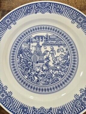 Calamityware Plate #9 Don Moyer 10” Blue White Frog Invasion 2016 PolandCollec
